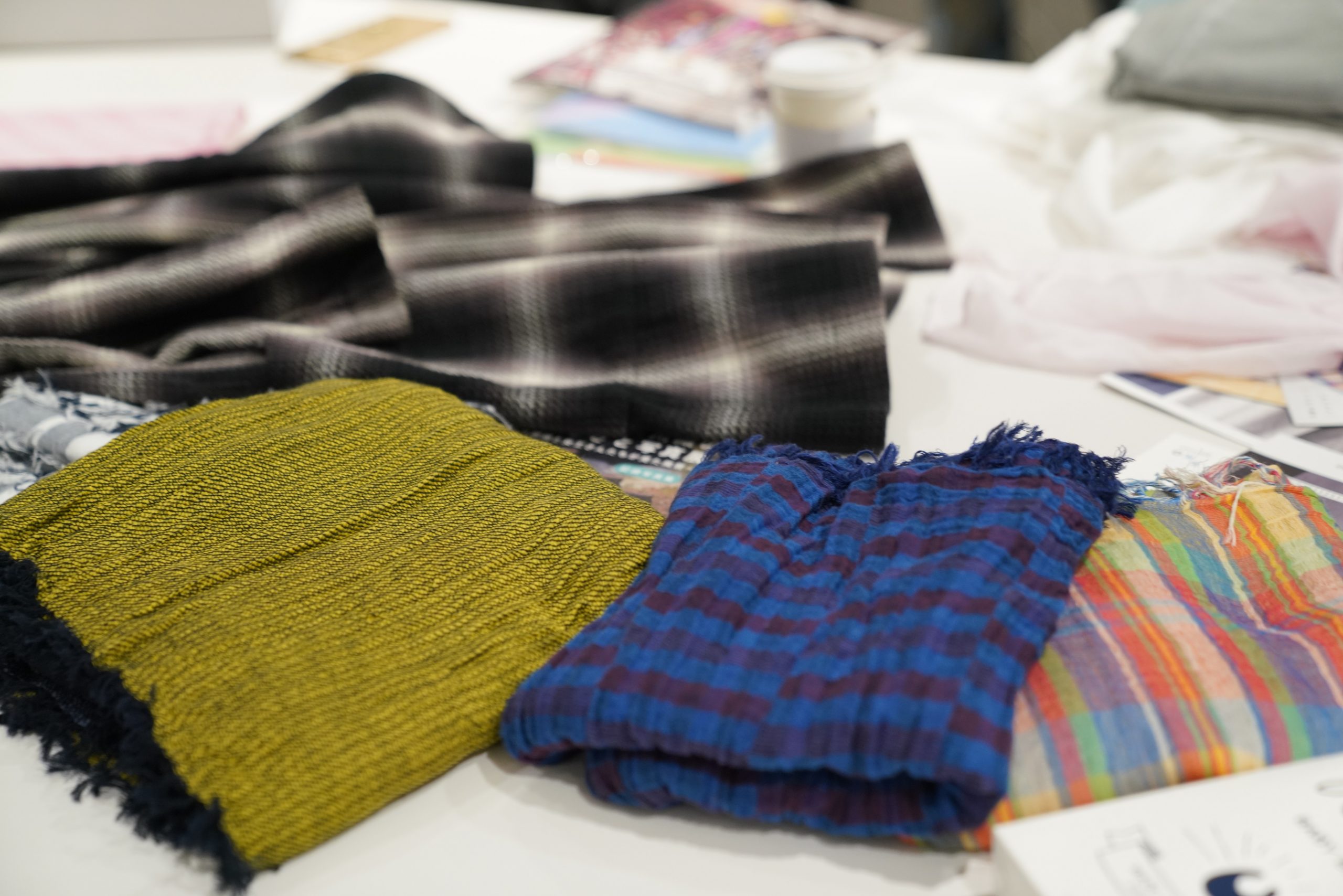 播州織のストール